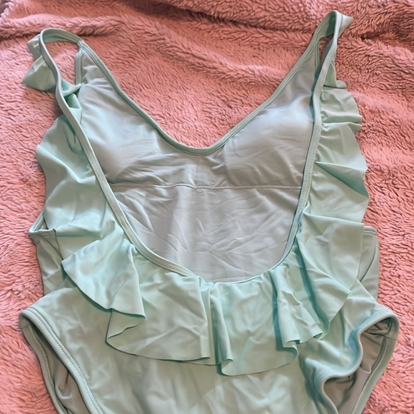 Aerie Open Back Ruffle One Piece Swimsuit - Picture 6 of 7
